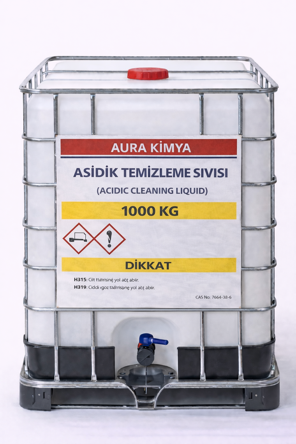 Asidik Temizleme Sıvısı - 1000kg