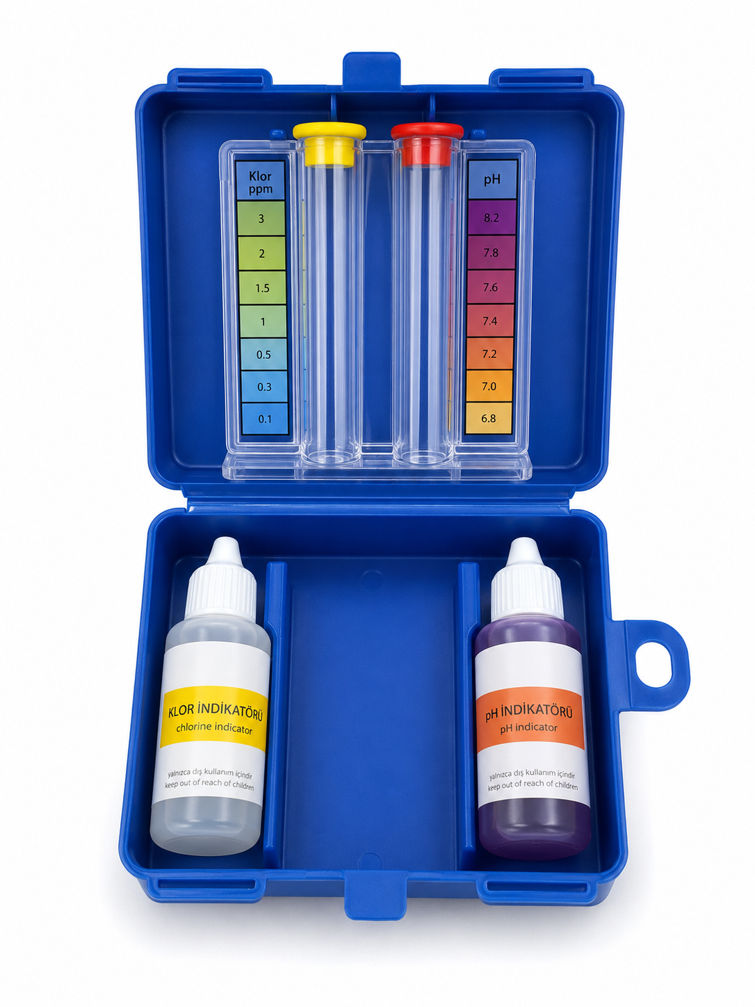 Aura Kimya Havuz Suyu Sıvılı Test Kiti (Klor & pH Ölçüm Kiti)