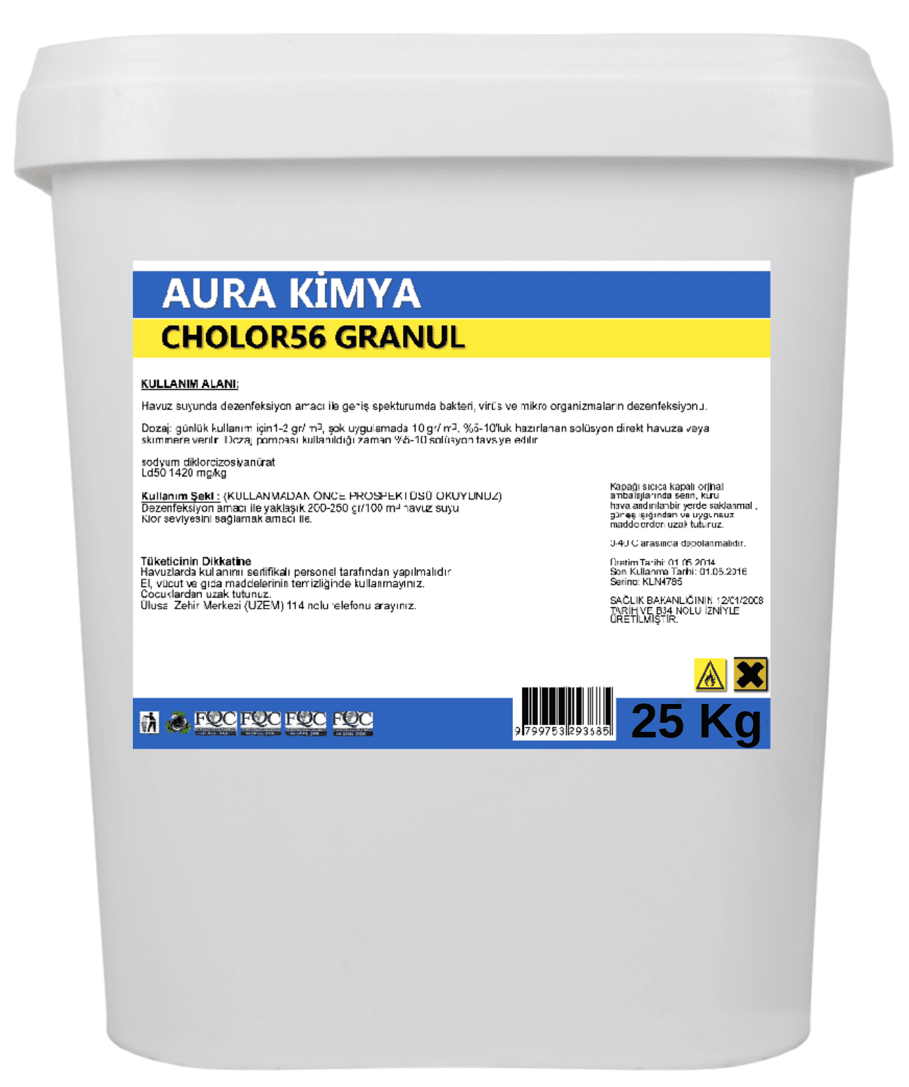 Toz Klor (%56) - 25kg