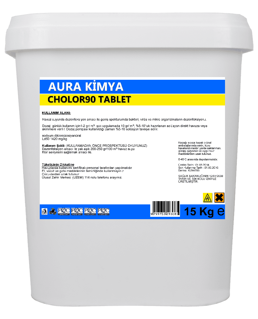 Tablet Klor (%90) - 15kg