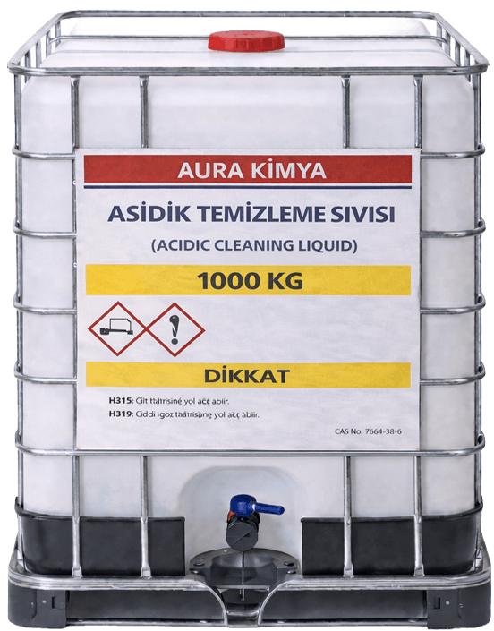 Asidik Temizleme Sıvısı - 1000kg