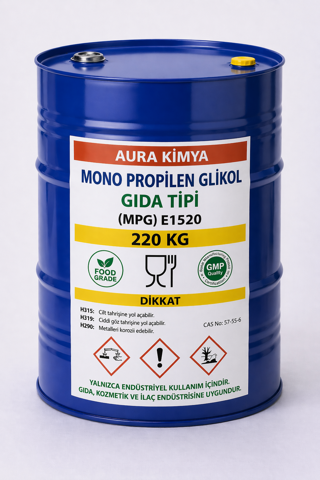 Mono Propilen Glikol Gıda Tipi (E1520) - 215 Kg